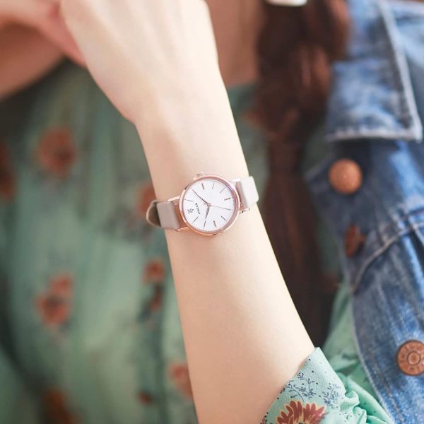 [CITIZEN] Wicca Solar Tech (Beige Leather Belt Daily Life Waterproof Ladies) KP5-166-10 #Tokimeku Diamond Citizen Gift Solar Online - Image 2