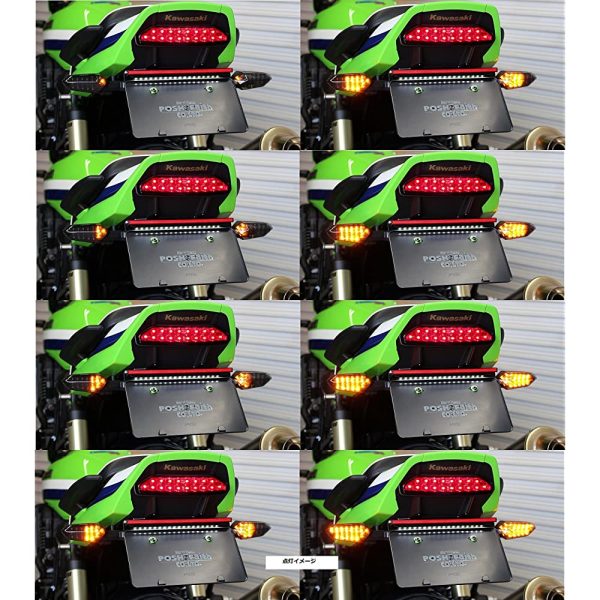 Posh (POSH) Motorcycle Supplies Winker LED Conversion Kit Shaken No Type Relay No ZRX1200 Daeg Z1000 Z800 Z250 Z250SL 072110 Online Sale - Image 3