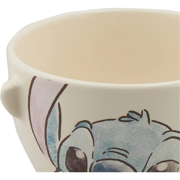 Disney Lilo & Stitch SAN3247-8 Stitch Soup Bowl and Rice Bowl Set, Large, Approx. 16.2 fl oz (480 ml), Watercolor Touch Cheap - Image 3