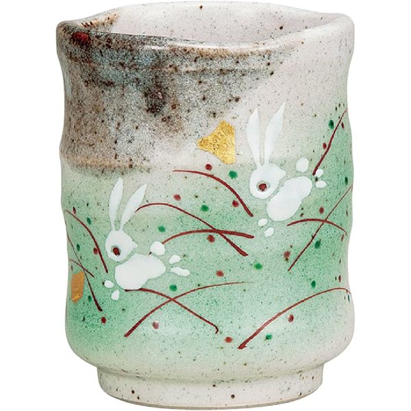 Kutani Ware K4-627 Spring Rabbit Teacup Cheap