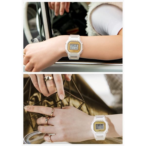 [Casio] G-Shock Watch Mid Size Model GMD-S5600SG-7JF Women s Clear Skeleton Supply - Image 3