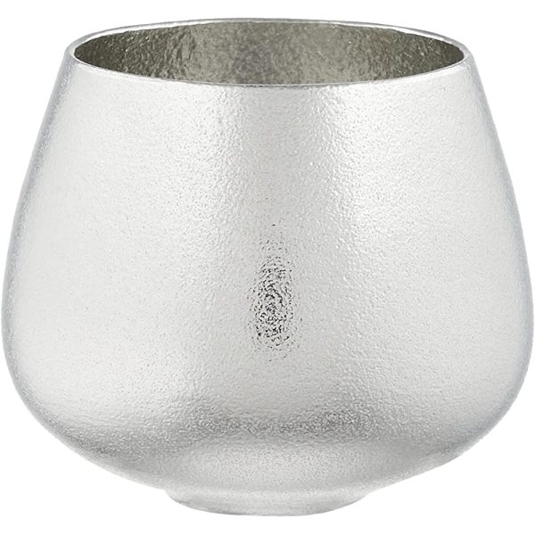 Nōsaku Hanabe Gui Only Made in Japan H5.4 cm φ6.3 cm Approximately 90 cc 100% Tin Case 501291   Sake Cup Boar Mouth Online now