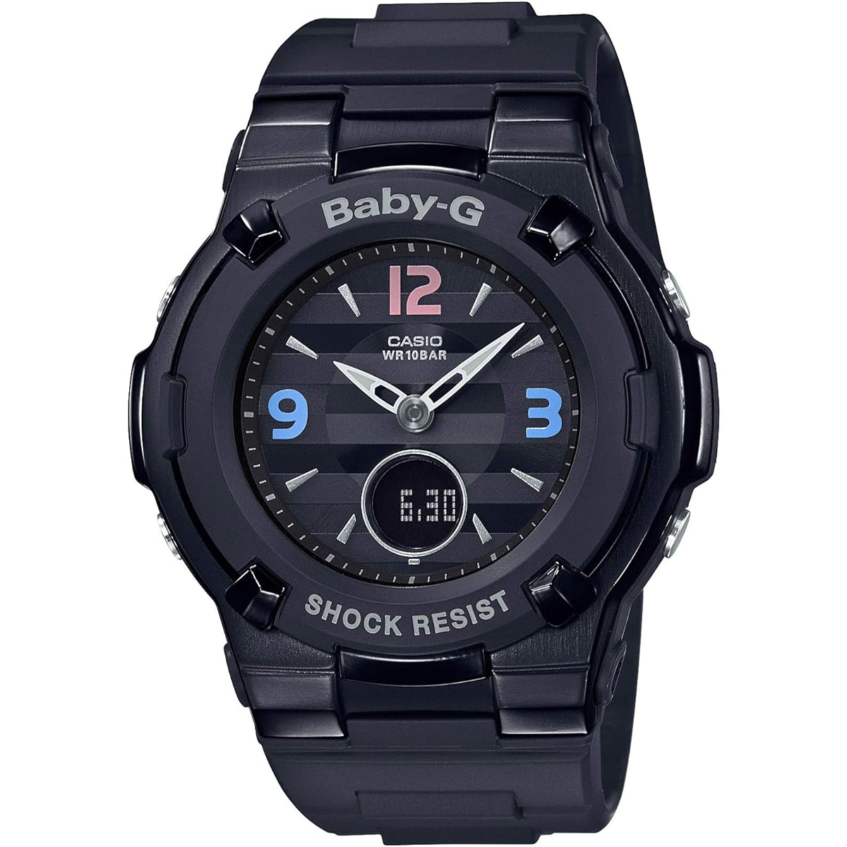 [Casio] Babygie Watch Radio Solar Retro Tricolor BGA-1100TRB-1BJF Women s Black For Discount