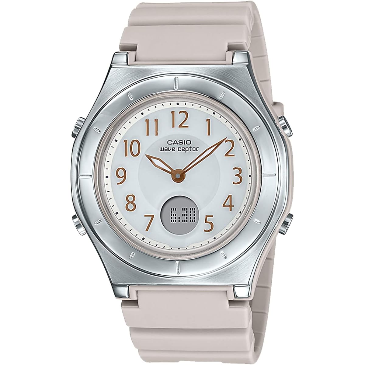 [Casio] Wave Ceptor Watch Radio Solar LWA-M145-4AJF Women s Beige Cheap