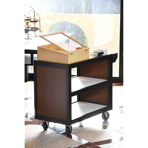Yamako Tilt Box, Made in Japan, Flexible Lid, 14.4 x 15.6 x 6.5 inches (36.5 x 39.5 x 16.5 cm), Commercial Use, Wood, White Wood Cheap - Image 2