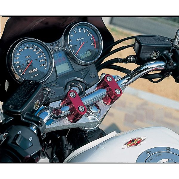 Posh (POSH) Motorcycle Supplies Muscle Low Bracket Red 070053-02 Discount - Image 2