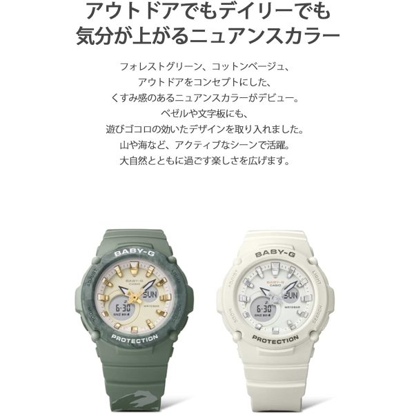 [Casio] Babygie Watch BGA-275M-3AJF Women s Green Sale - Image 2