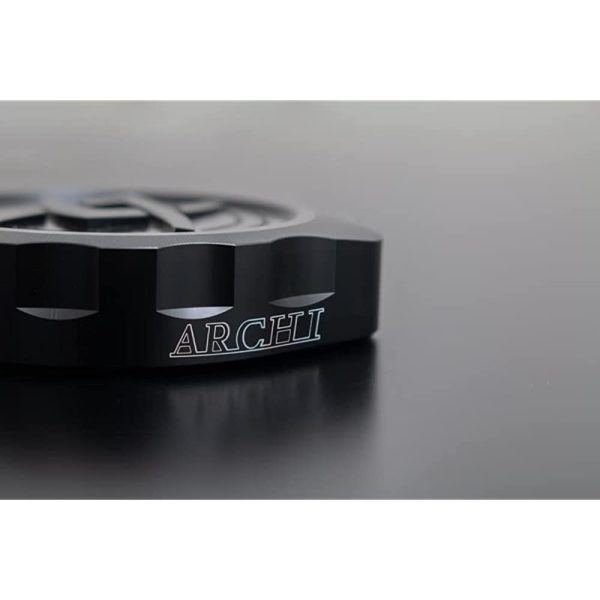 PMC (PMC) ARCHI Radiator Cap Cover Ver2 Black Z900RS Cafe 21-23 For Sale - Image 3
