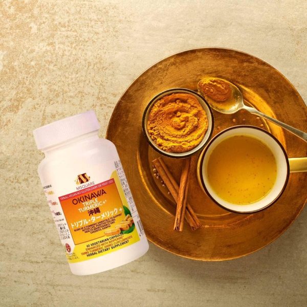 Okinawa Triple Turmeric + Okinawa Triple Turmeric + A blend of 3 types of turmeric native to Okinawa, curcumin (turmeric extract 100mg or more) and Bioperine (black pepper extract) 2 plastic bottles 120 capsules Online Hot Sale - Image 2