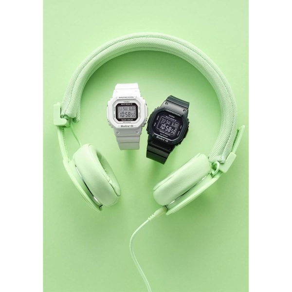 [Casio] Baby G Watch Radio Solar EL Backlight Type BGD-5000-7JF White Discount - Image 3