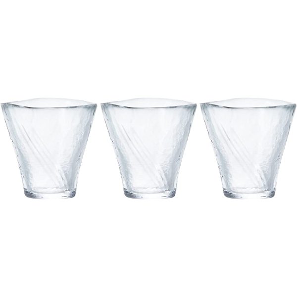 Aderia F49864 Tsugaru Vidro Tenkai Glass Set, Clear, 3.2 fl oz (90 ml), For Japanese Sake, Heat Resistant Glass, Microwave Safe, Made in Japan Sale